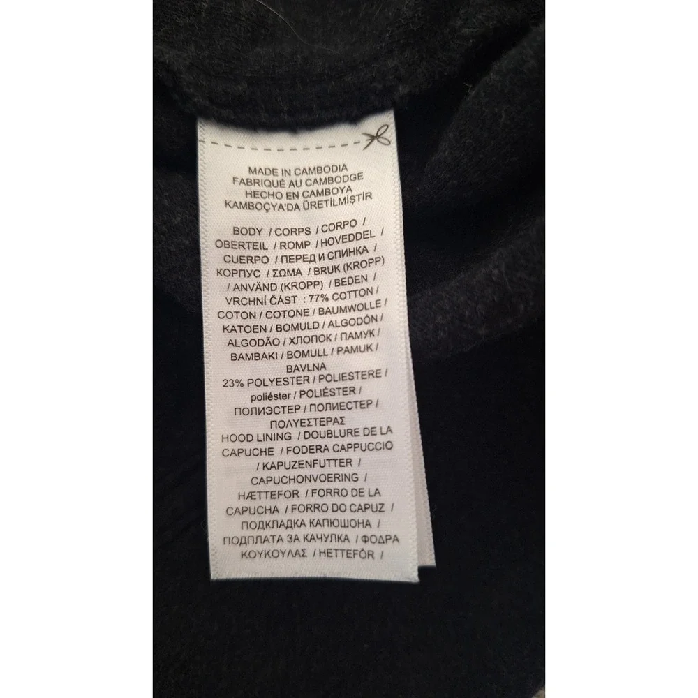 Polo Ralph Lauren Mens XL Full Zip Hoodie Charcoal Gray Fleece Jacket Pony Logo